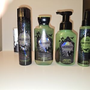 Bath & Body Works Maleficent Green Body Wash Set